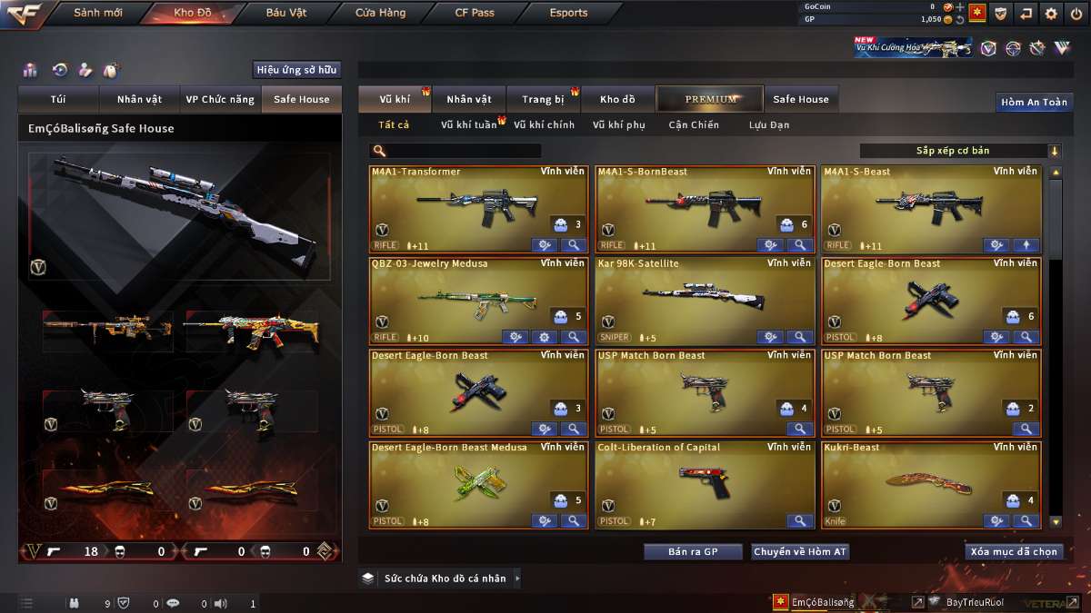 shop acc cf uy tin gia re